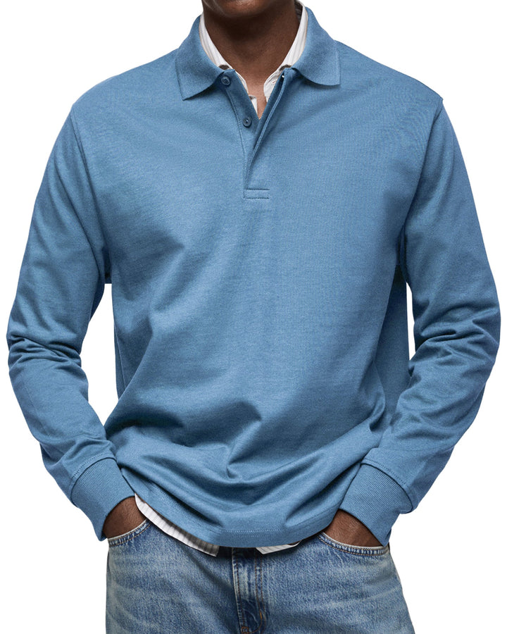 Venezia | Camicia polo casual a maniche lunghe