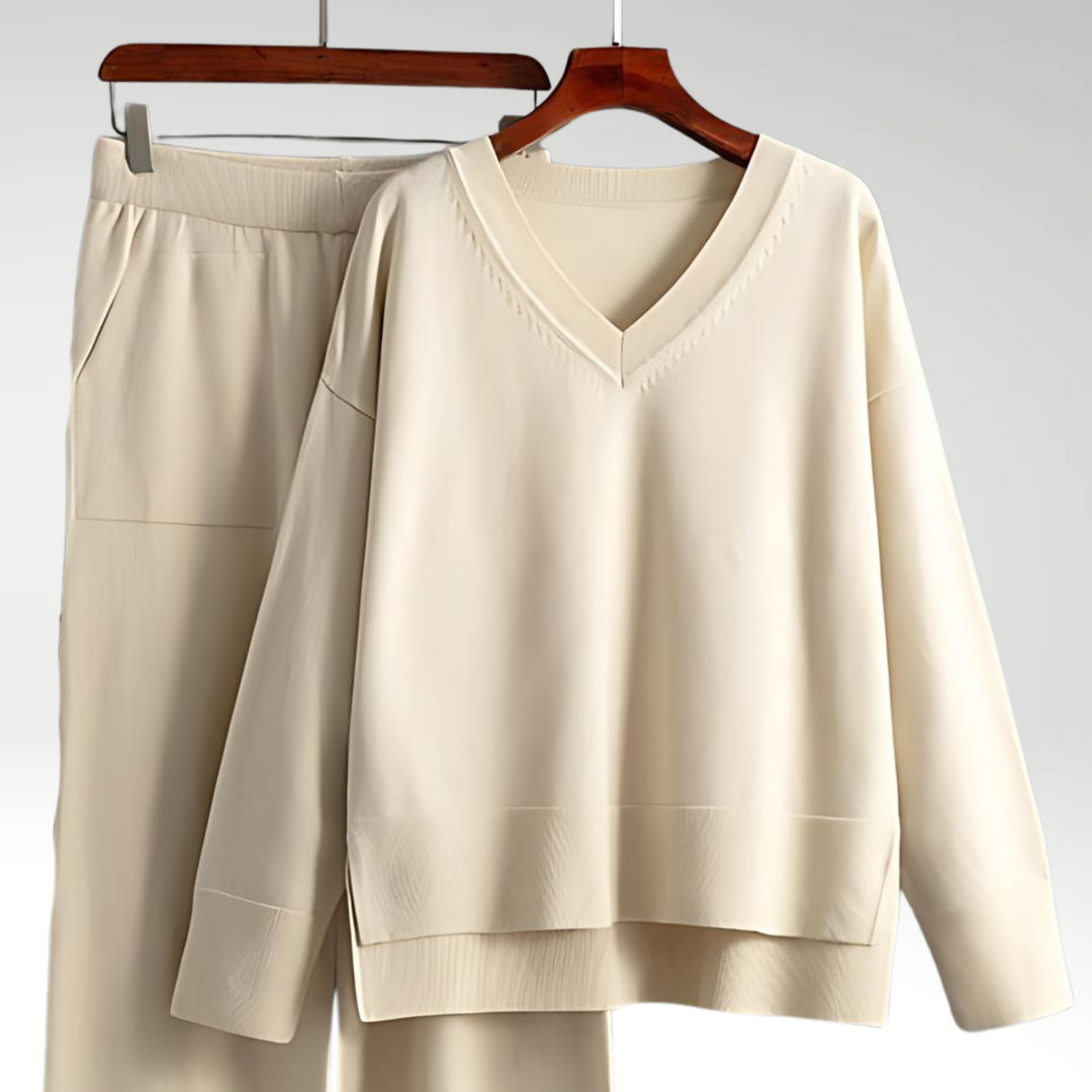 Venezia | Set Due Pezzi Luxe con Collo a V