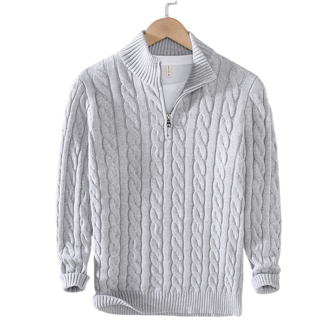 Venezia | Pullover con mezza zip