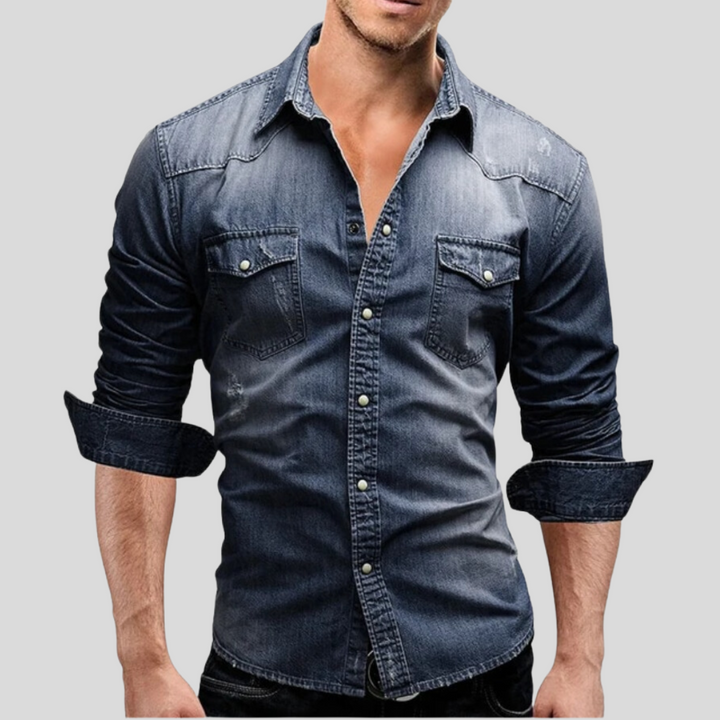 Venezia | Camicia in denim dallo stile moderno