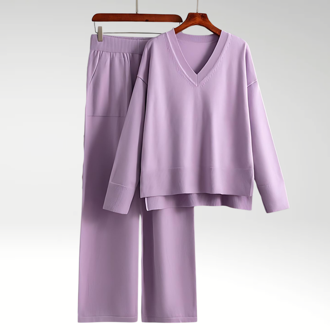 Venezia | Set Due Pezzi Luxe con Collo a V