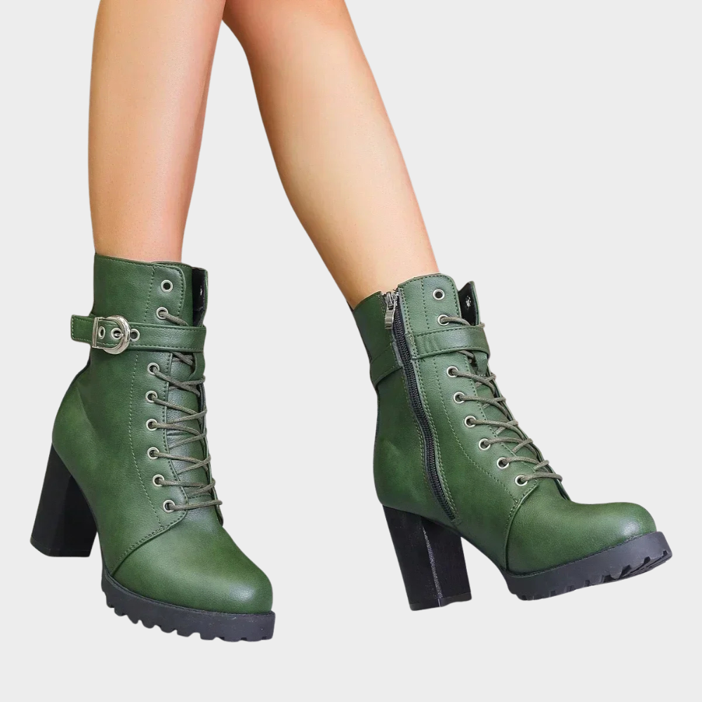 Quinn | Stivaletti con Tacco a Fagotto