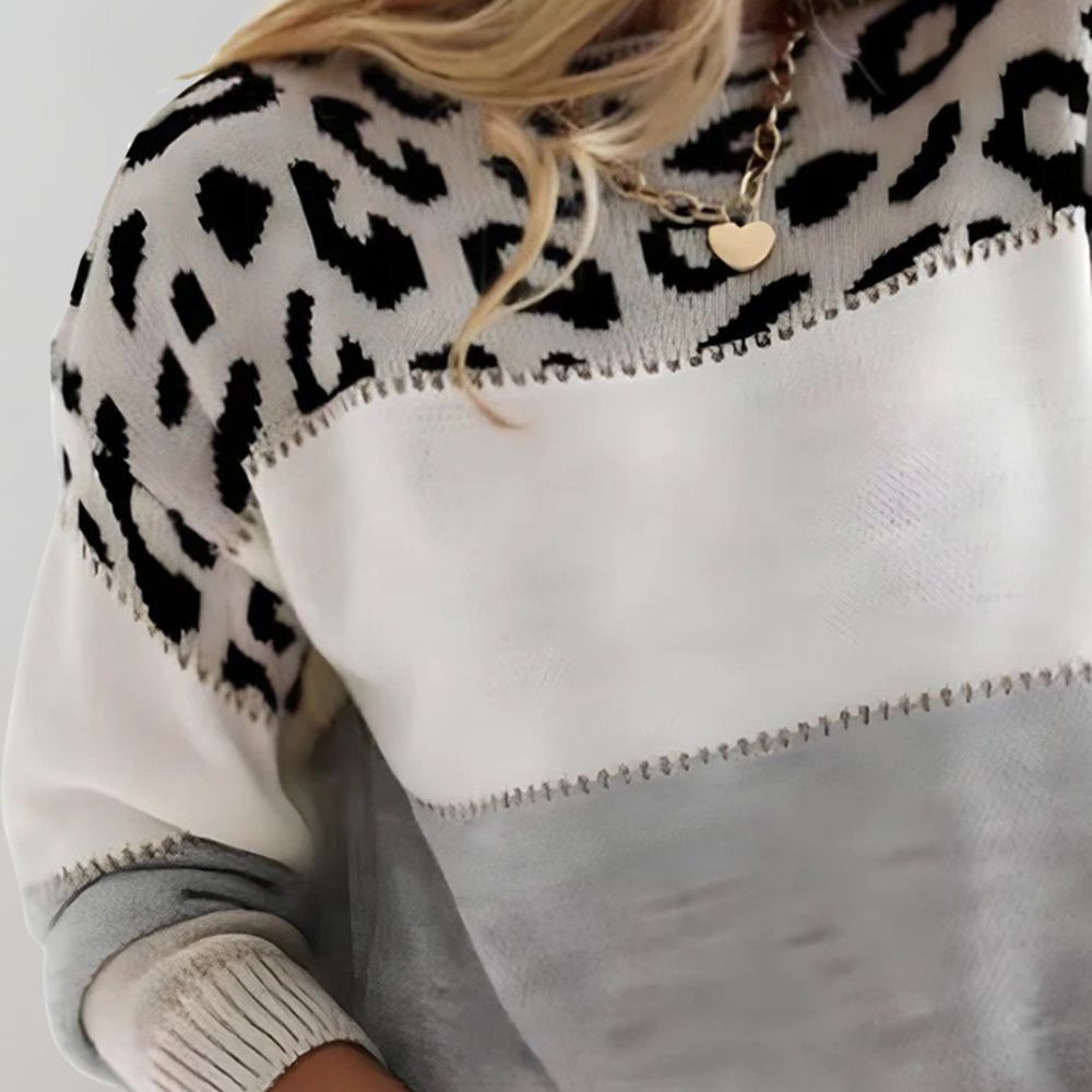 Cheyenne™ | Maglione casual con design leopardato