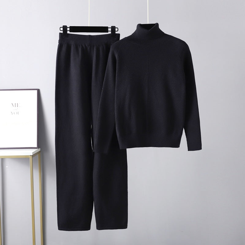 Venezia | Completo due pezzi Lounge in maglia a treccia