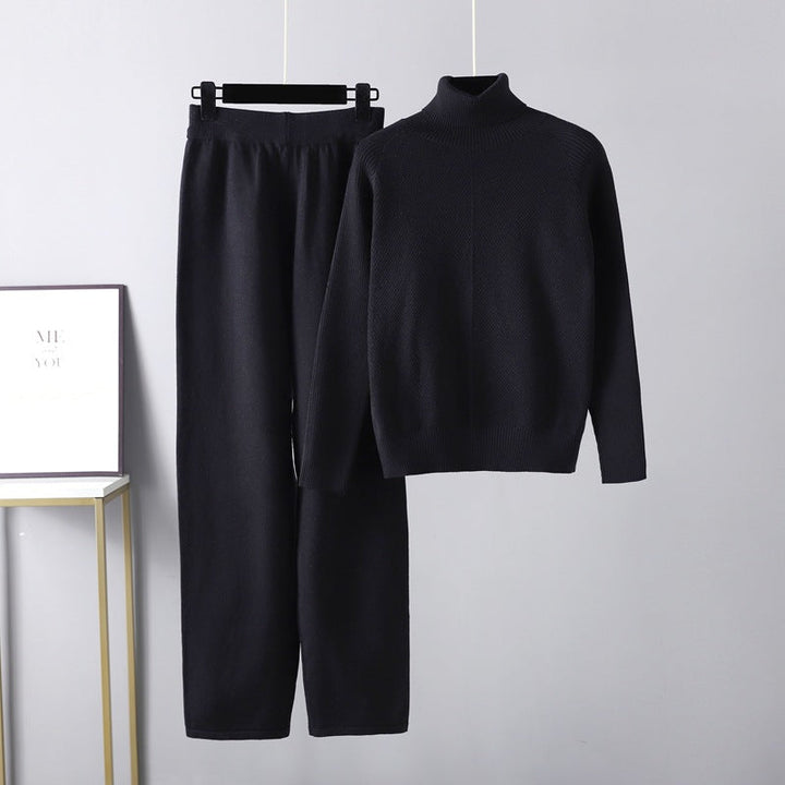 Venezia | Completo due pezzi Lounge in maglia a treccia