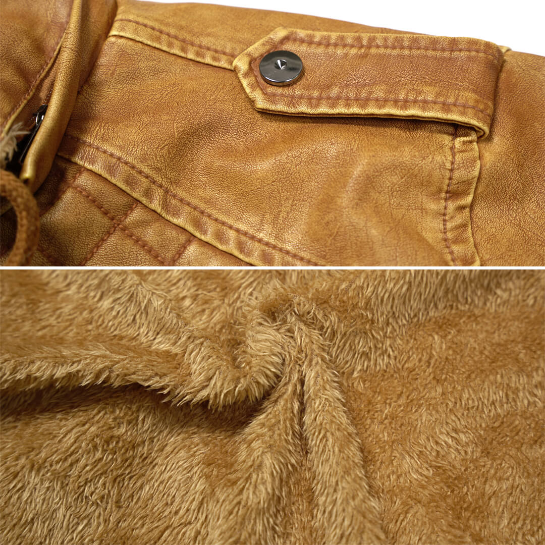 Giacca di pelle lussuosa