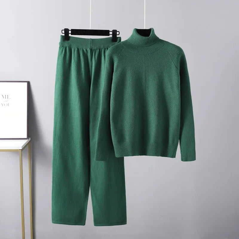 Venezia | Completo due pezzi Lounge in maglia a treccia