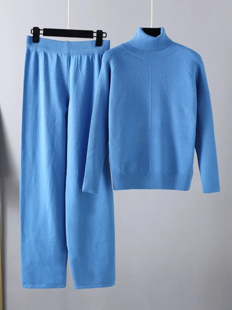 Venezia | Completo due pezzi Lounge in maglia a treccia